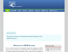 Tablet Screenshot of idrim.org